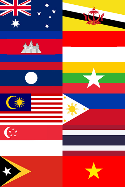 bendera-asean-dan-australia